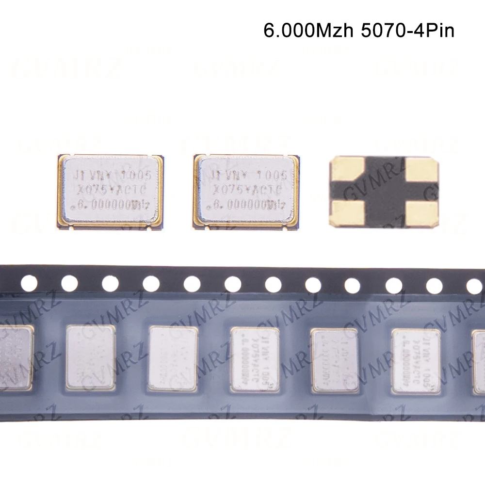 5PCS 5*7 5070 Active Crystal Oscillator SMD OSC 6Mhz 10Mhz 12Mhz 16Mhz 25Mhz 33Mhz 50Mhz 7050 New Crystal Oscillator 4PIN