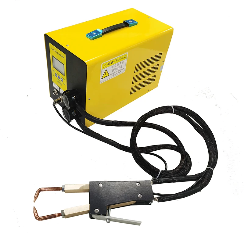 Soldador semiautomático neumático portátil de mano, máquina de soldadura por puntos para quilla de acero, Manual de hoja de Metal de acero inoxidable pequeño