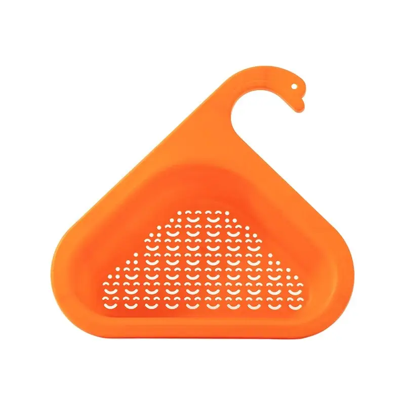 Swan Drain Basket Creative Multi Functional Non Punching Kitchen Sink Fruit And Vegetable Wash Pot Filter Basket Filter Frame