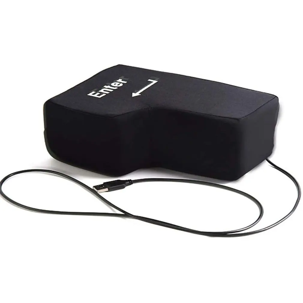 USB أدخل مفتاح تنفيس وسادة للمكاتب لينة الكمبيوتر الإجهاد الإغاثة زر العودة مفتاح الضغط وسادة لعبة دروبشيبينغ