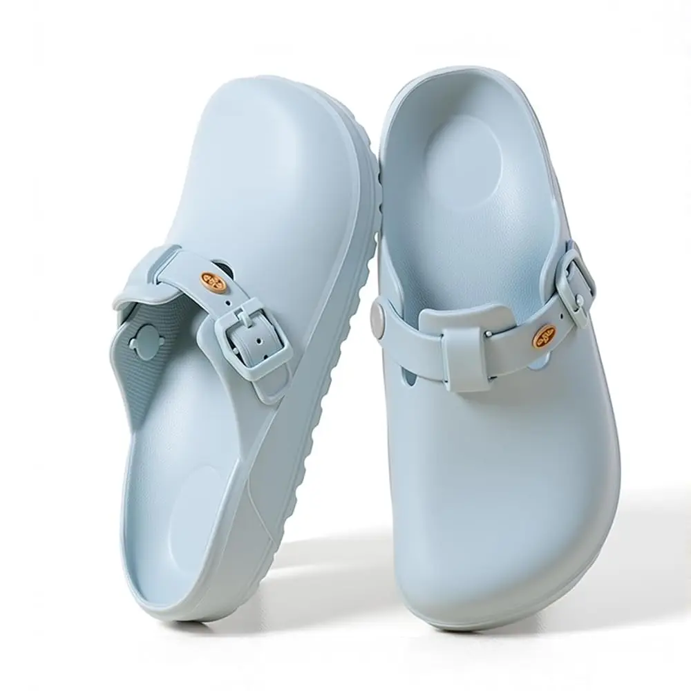 

Nurse Shoes for Women and Men, Arch Support Non Slip Garden Clogs, Adjustable Buckle Mules Work Chef Sandals, Slip-On Cushion
