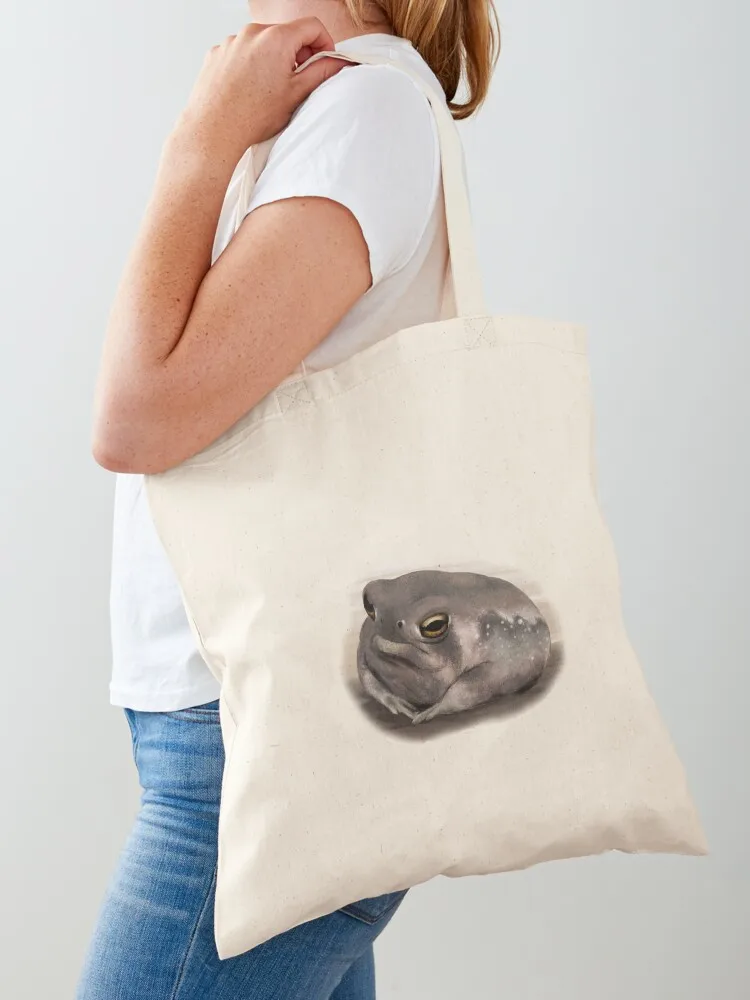 grumpy desert rain frog (aka sauce boss) Tote Bag reusable grocery bags tote bags men Eco bag