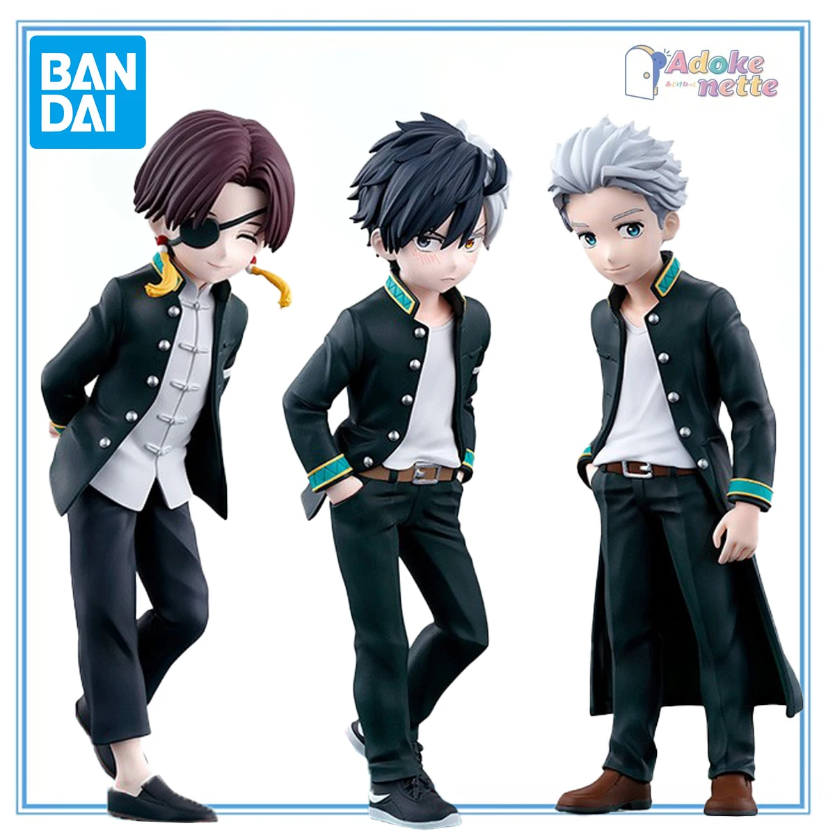 

Original in Stock BANDAI SPIRITS Adokenette Wind Breaker Sakura Haruka Suou Hayato Umemiya Hajime Collection Series Model Toys