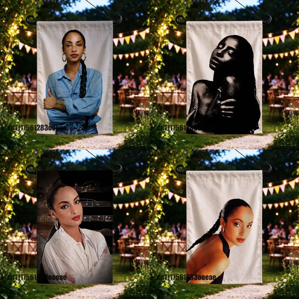 For Sade Adu Yard Flag Banner Custom Outdoor Home Advertising Cloth Decoration Garden Flags