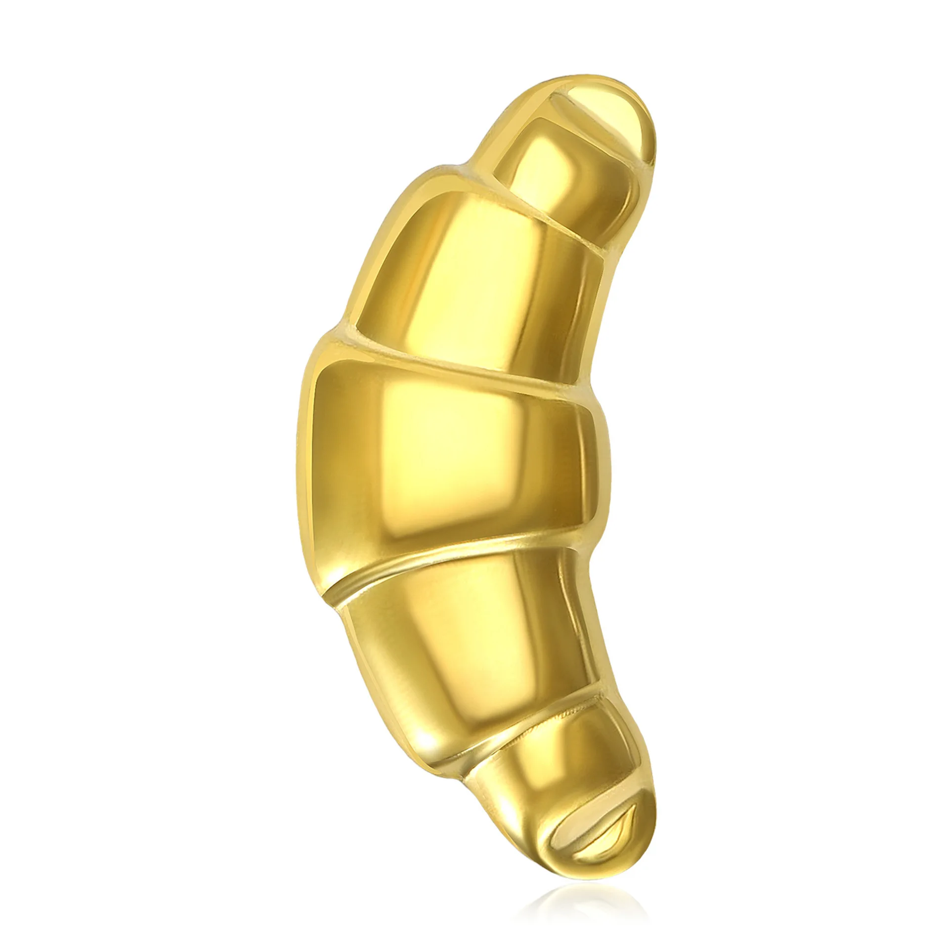 

Fashionable Stainless Steel Horn Brooch, Unisex, 2-Color Suitable For Office, Party, Friends, Gifts, Jewelry Accessories