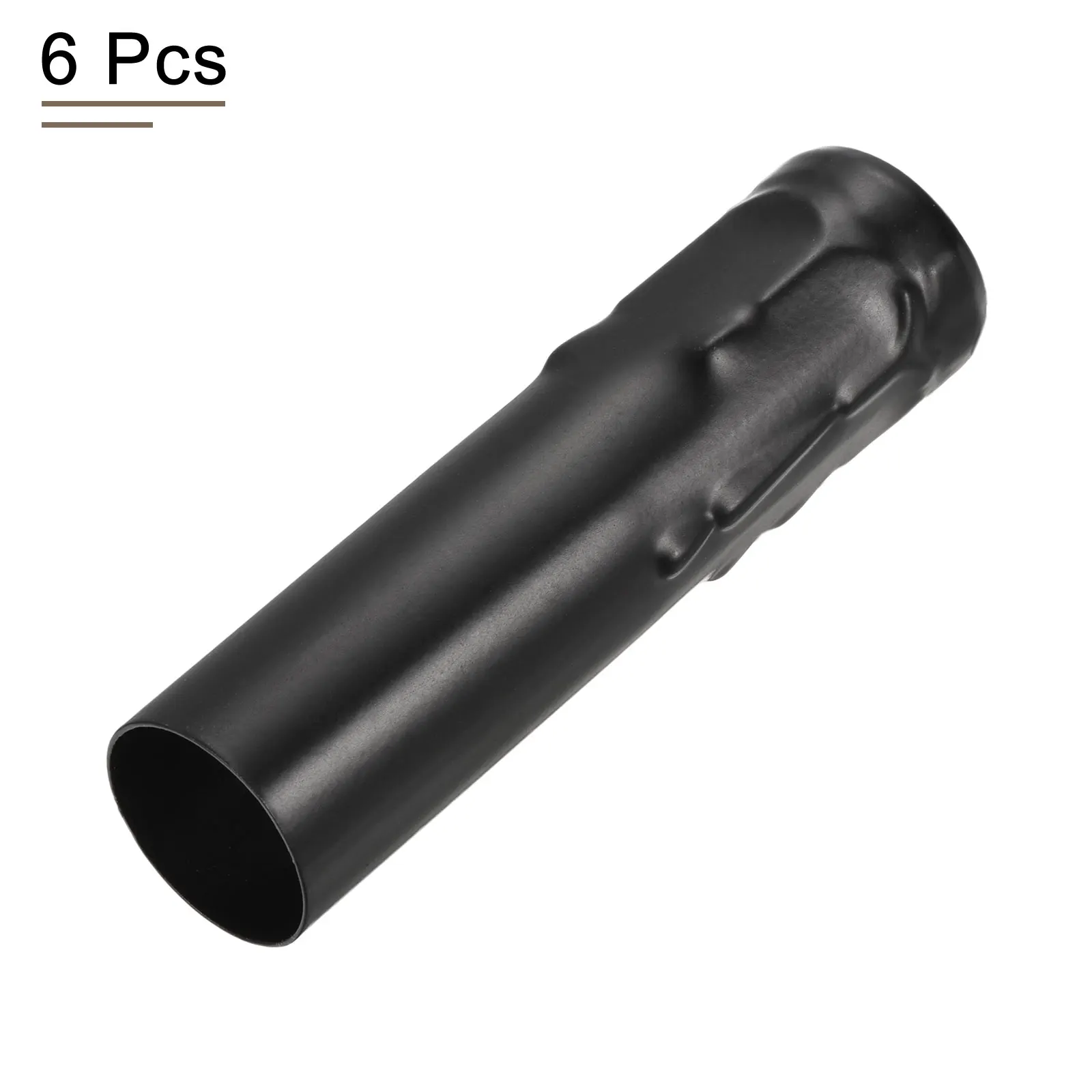 Uxcell Candle Socket Covers, 4 Inch Tall Chandelier Sleeves Bulb Light Base Holder, Black Pack of 6