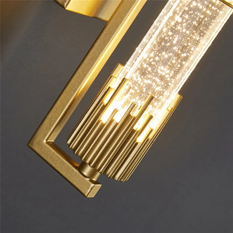 

A93E-Modern Bubble Crystal Wall Lamps Indoor Lighting For Bedroom For Living Room Study Wall Sconces Light Background
