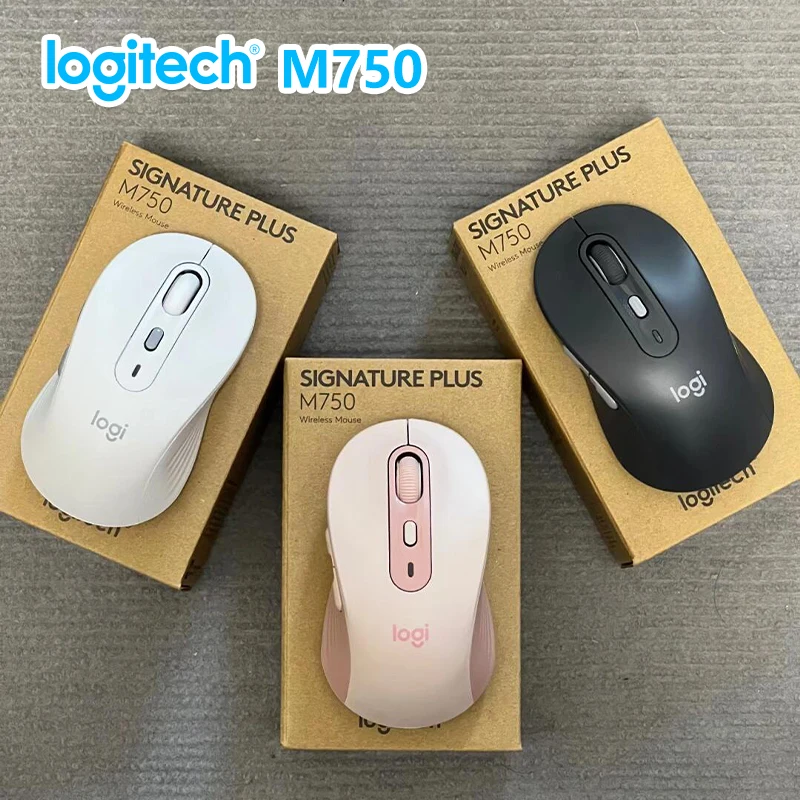 

Беспроводная мышь Logitech M750 | Эргономичный дизайн с поддержкой Bluetooth и 2,4 ГГц для нескольких устройств, бесшумные клики для офиса, дома, ПК и ноутбука