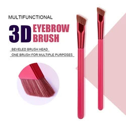 New Natural Eyebrow Brush, Eyebrow Bevel Brush, Square Stereoscopic Eyebrow Brush, Multi functional Makeup Brush