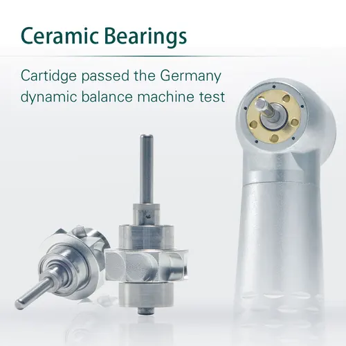 Imagen 2 del producto Pieza de mano Dental de alta velocidad con 5 luces LED, 5 pulverizadores de agua, botón pulsador de turbina de aire sin sombras, herramienta de perforación Dental de alta velocidad