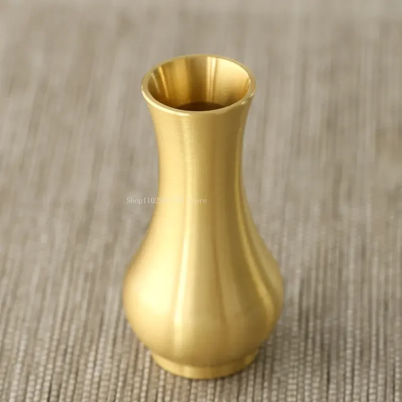 Brass Incense Bottle Incense Seal Tools Storage Bottle DIY Simple Indoor Seal Tool Storage Tea Ceremony Decorative Ornaments