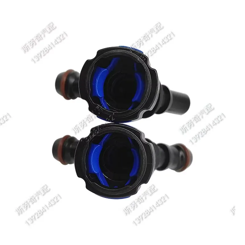 9.49 ID10 3/8 SAEwater pipe quick connector plastic female tee connector fittings joint for water for car 2pcs a lot