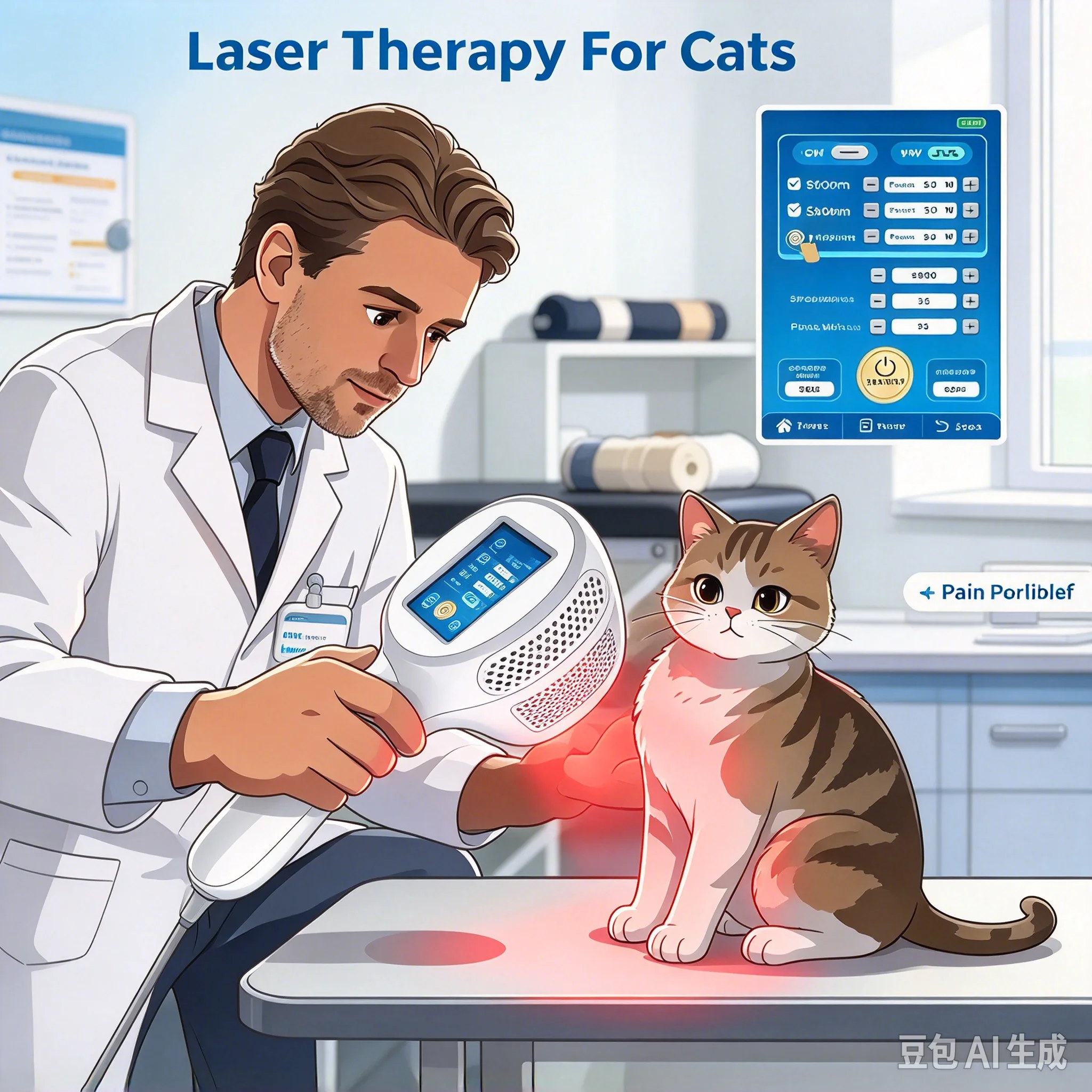 12W Portable High Intensity Laser Therapy Machine for Human and Veterinary Whole Body Pain Relief Inflammation Elimination