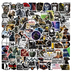 50/100pcs Cartoon Game Call of Duty adesivi Graffiti impermeabili per Laptop Phone Fridge Water bottle Car decalcomanie giocattolo per bambini