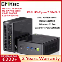 GMKtec K8Plus MiniPC AMD R7-8845HS Window11 Pro AMD Radeon™ 780M Oculink PCIE*4 DDR5 5600MHz SSD Wifi 6 Desktop Game Computer