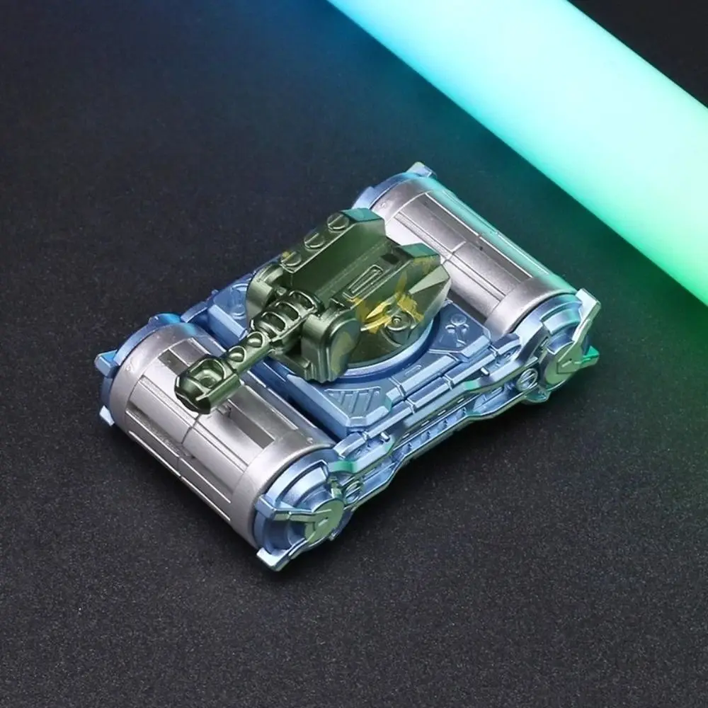 Fidget Spinner en plastique en forme de réservoir, soulage le Stress, jouet gyroscopique à cliquet 360 °   Spinner anti-stress rotatif pour enfants et adultes