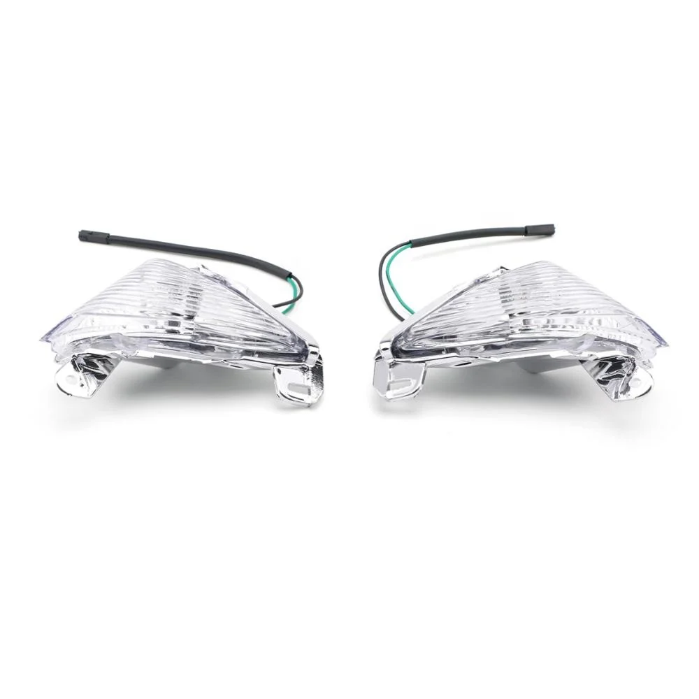 Front Turn Signals lens For Kawasaki ZX14R ZX10R ZX636/ZX6R Ninja 650F Concours