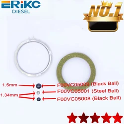 ERIKC F00VC99002 Sealing Rings Injector Repair Kits Steel Ball F00VC05001 1.34mm F00VC05008 F00VC05009 1.5mm