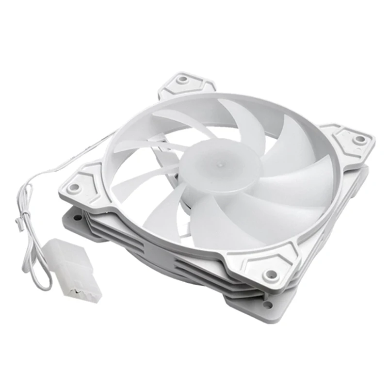 Gaming PC Case 120mm DIY Cooling Fan Desktop Chassis Power DC12V Big 4Pin 12CM Hydraulic Bearing Quiet Link Ventilador Radiator view 6