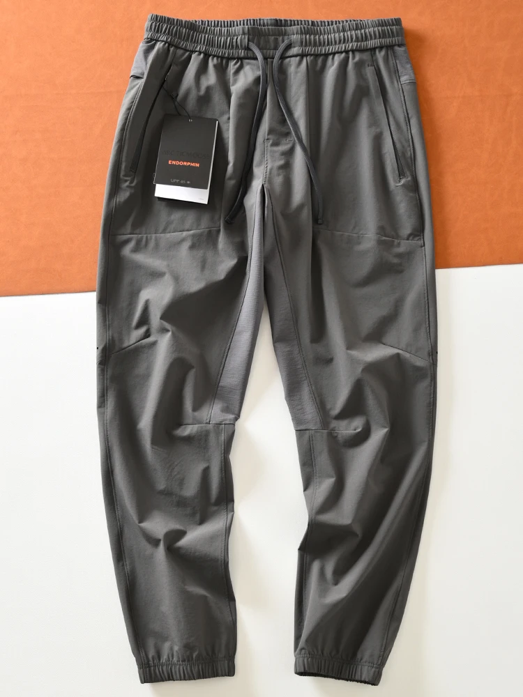

Dijia Style Summer Men's Sport Quick Dry Pants Lightweight Sun Protection Loose Fit Casual Trousers Fashion Urban Youth