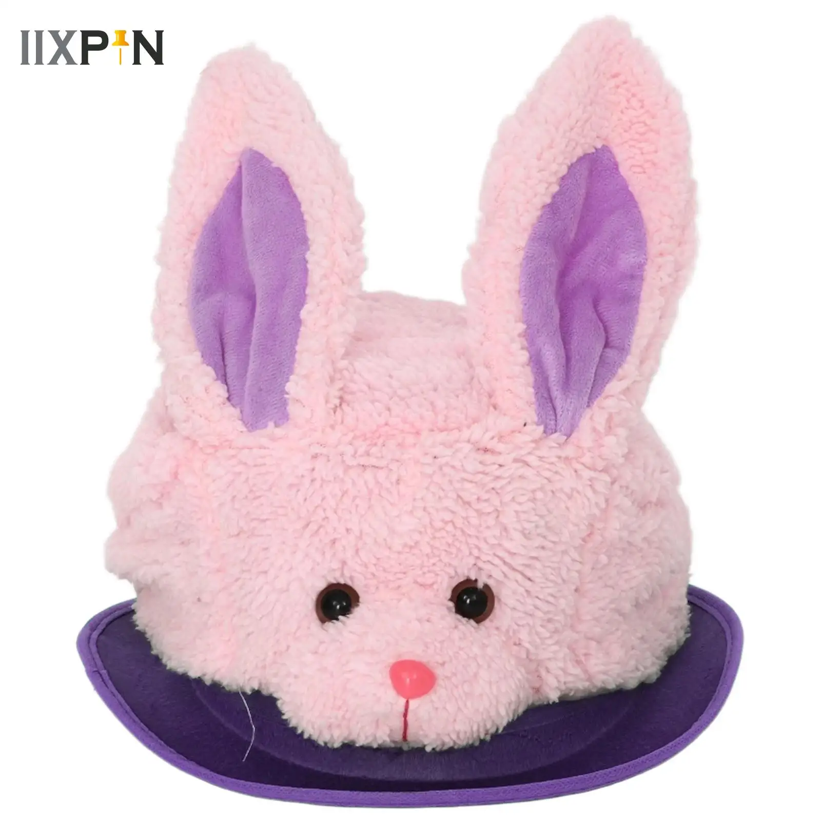 

1Pc Rabbit Hat Funny Cute Easter Bunny Top Caps Party Cosplay Costume Props Detachable Rabbit Ear Cover Topper for Themed Party