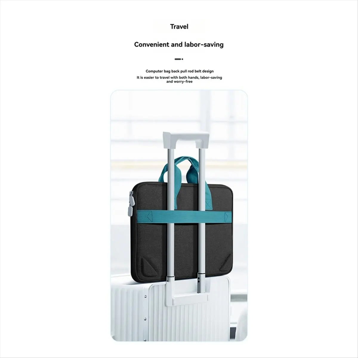 【BUY NOW】Waterproof Laptop Bag, Tablet Bag Sleeve Handbage Portable Notebook Briefcase 13 Inch Dark Blue + Gray