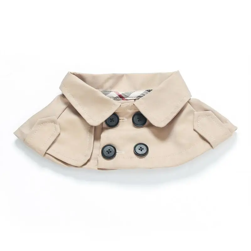 Dog Cloak Windbreaker Simple Fashion Dog Clothes British Style Pet Dog Bib Pet Clothing French Bulldog Clothes For Pet Dog Gift