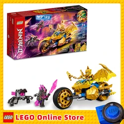 LEGO NINJAGO Jay's Golden Dragon Motorbike 71768 Ninja Zestaw zabawek budowlanych dla chłopców, dziewczynek i dzieci Prezent urodzinowy (137 elementów)