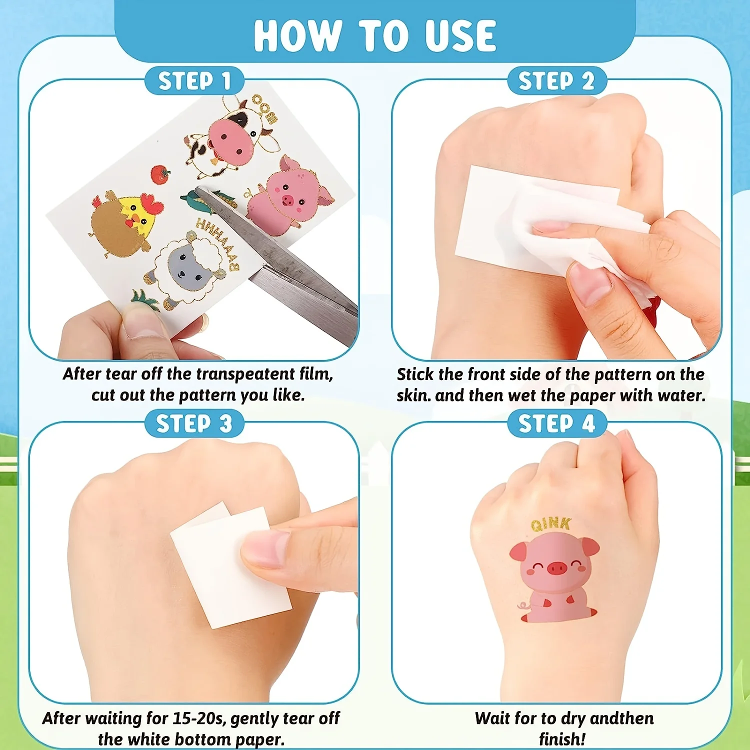 10 Sheets Halloween Pumpkins Ghost Tattoo Sticker Temporary Fake Tattoo Arm Hands Body Waterdichte Tatouages Pour Kids Toy Gift