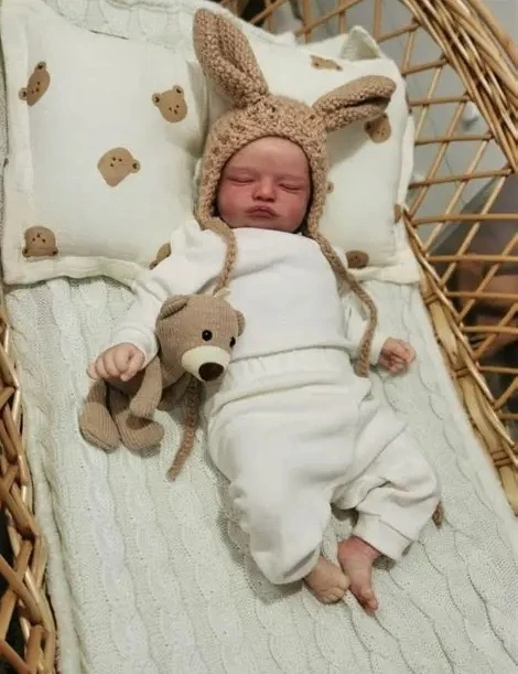 

NPK 18''Handmade Unassembled Doll Parts Reborn Doll Kit Rosalie Lifelike 3D Painted Visible Veins Collectible Art Doll Xmas Gift