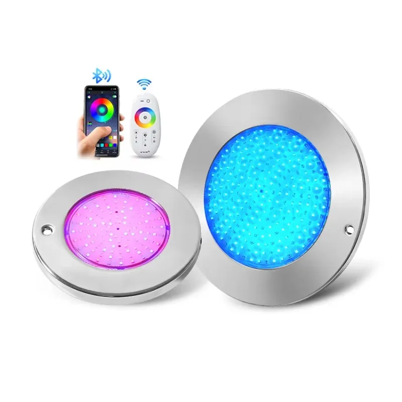 

Ip68 Waterproof Light Underwater Inground Pool 12W 12V Multicolor Rgb Color Changin Recessed Swimming Pool Lights