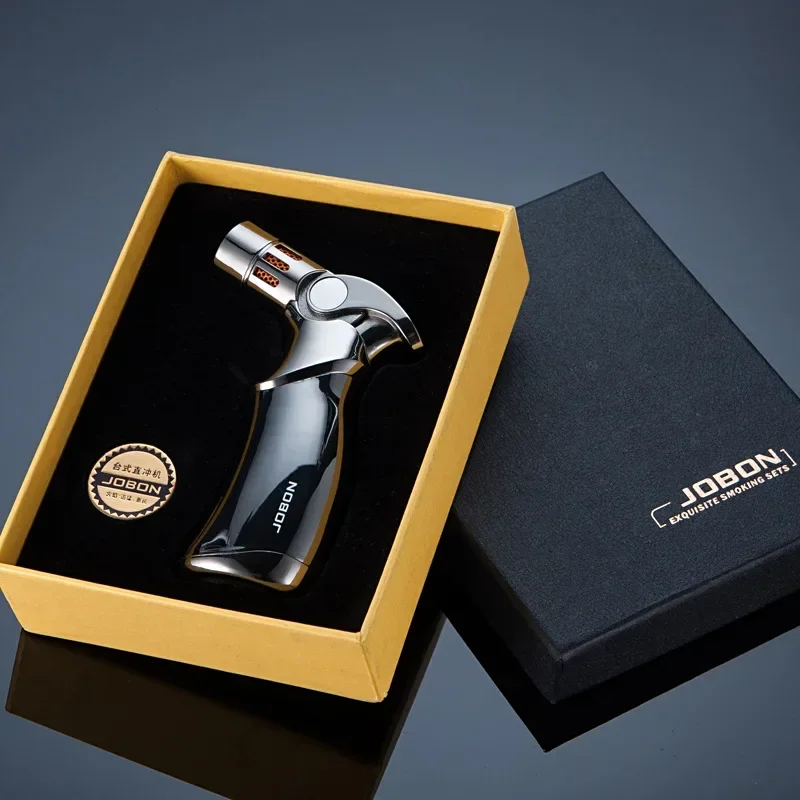 Four-flame Table-type Direct-flow Torch Wormwood Cigar Special Windproof Ignition Gun Lighte r Outdoor EDC Multifunction Tools