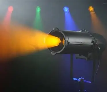 300W RGBAL IP65 LED Ellipsoidal Leko Profile Spotlight Auto Zoom Auto Concert Theater Studio Photography Lighting