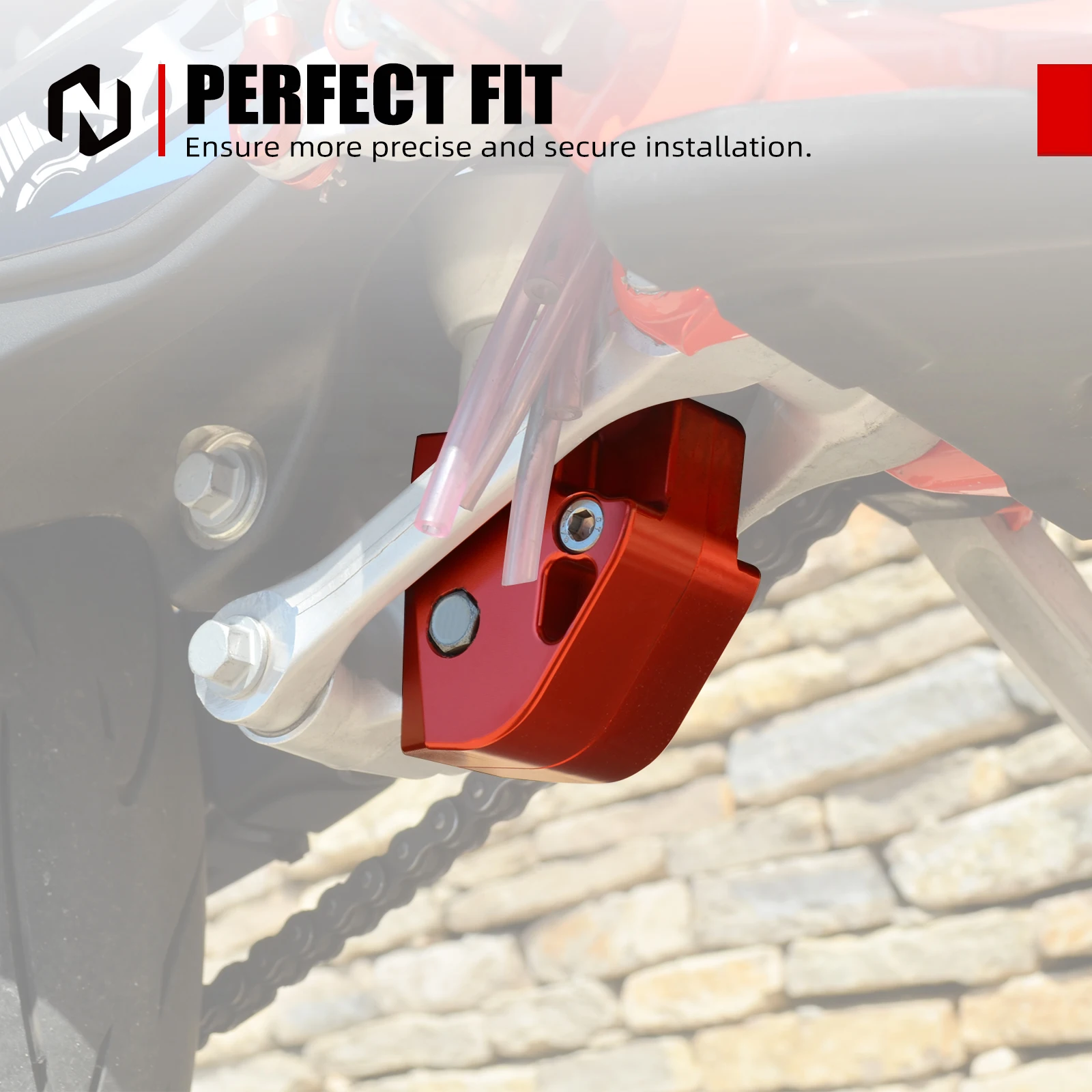 NICECNC ل بيتا RR 300 2015-2024 مانع الصدمات الخلفي الربط حامي RR250 RR350 RR390 RR430 RR500 RR-S 350 390 430 500 15-24 #3