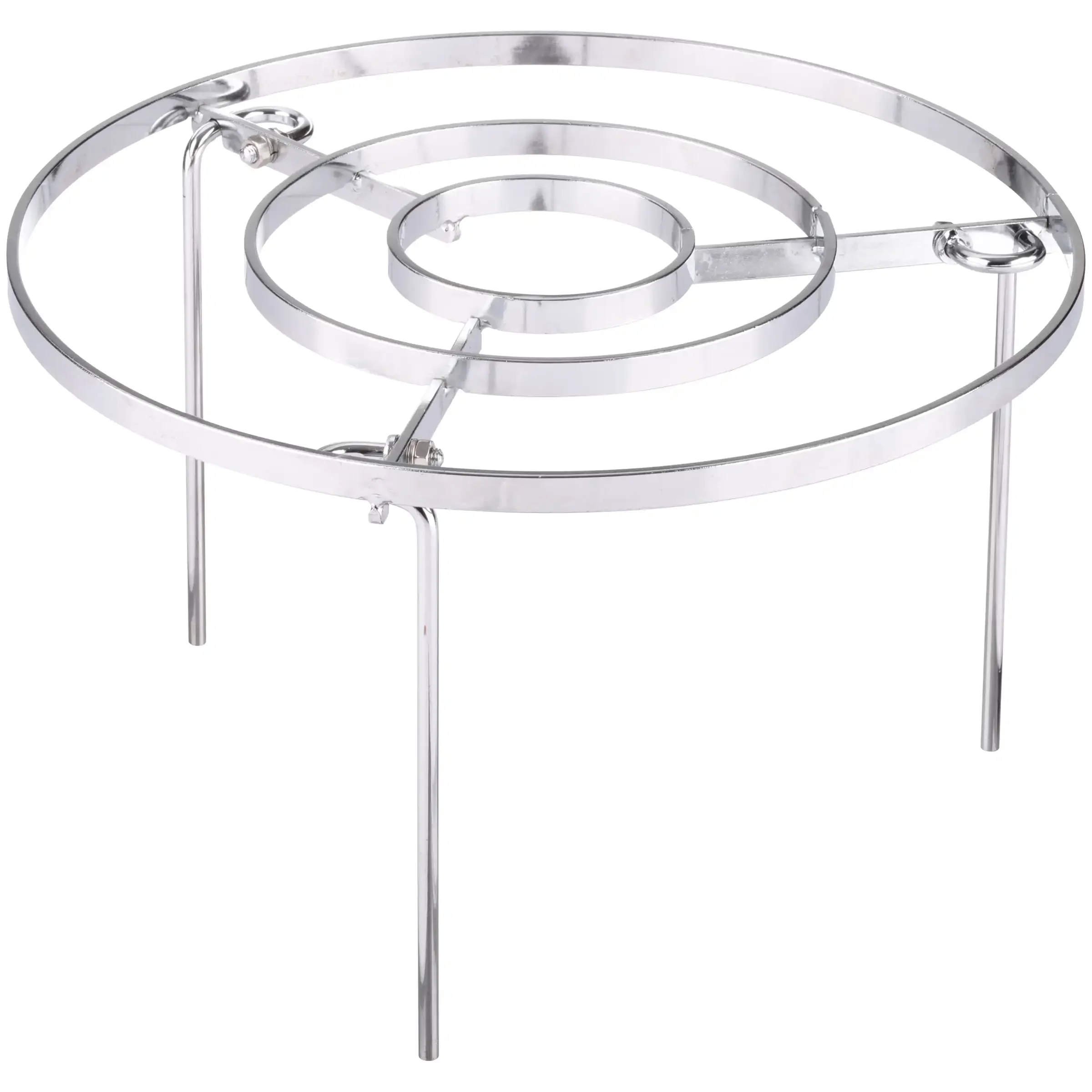 

Camco Campfire Stove Top - Foldable Legs - Silver Color (58033)