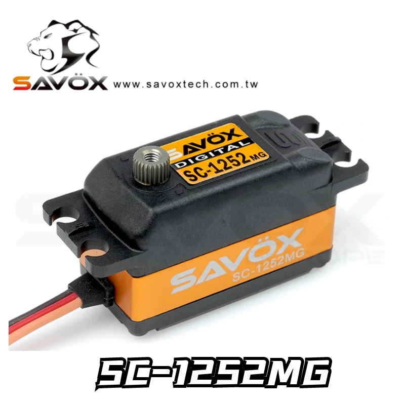 Original Savox SC 1252MG Servo 0.07S 7kg Digital Coreless Motor Metal Gear For RC Drift Touring RC Car Airplanes Helicopters