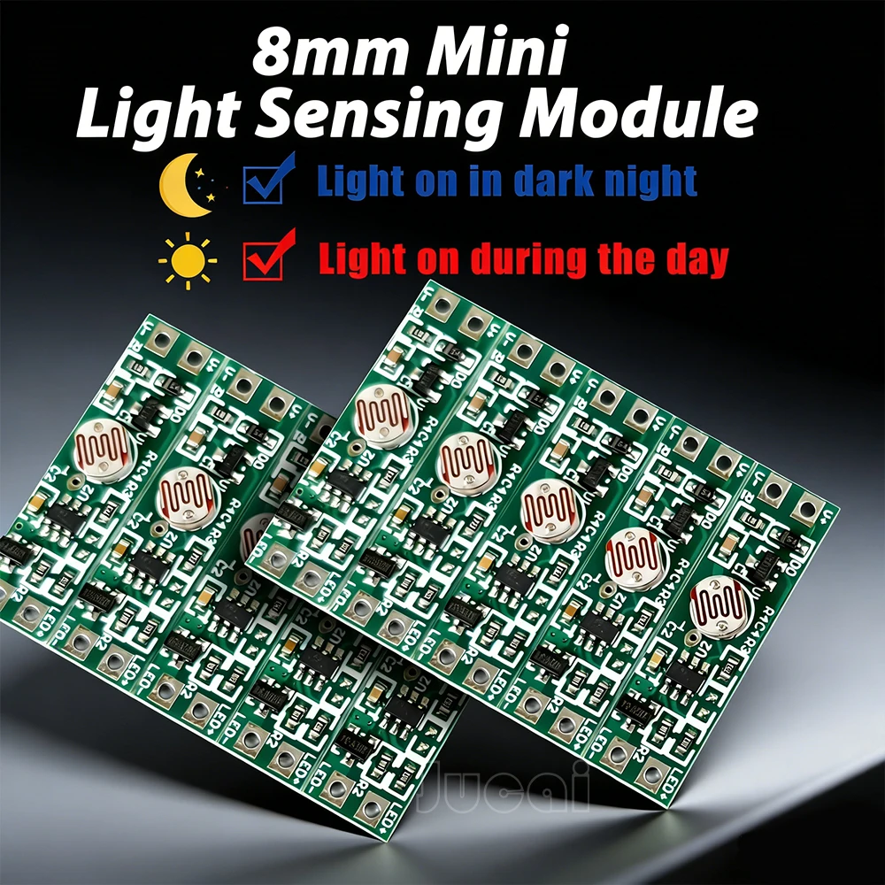 

Миниатюрный фотоэлемент 8 мм, модуль датчика света, датчик-выключатель, контроллер уличного освещения 12В, датчик день/ночь для ламп