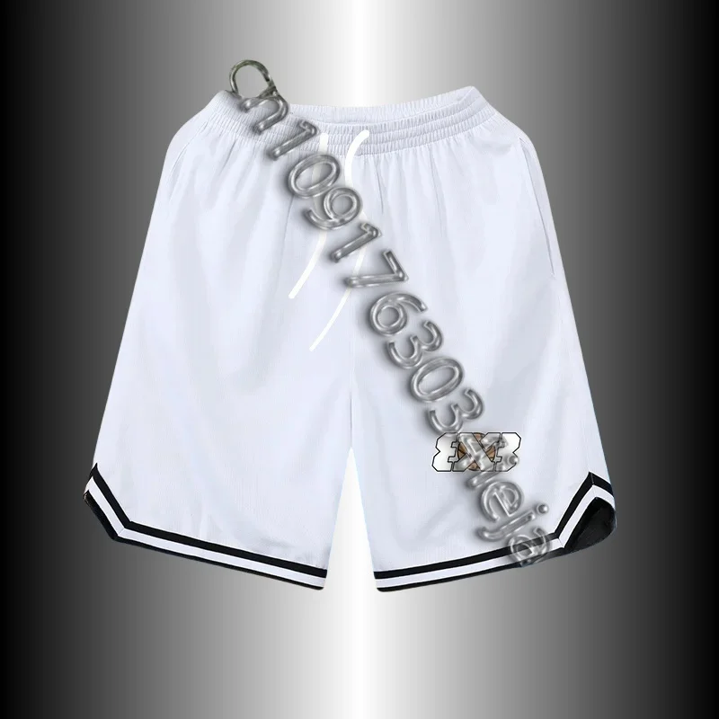 

Summer Sports Shorts Men's Casual Five-point Pants Trend Loose Basketball Outer Wear Big Pants Pants Mesh Thin Section