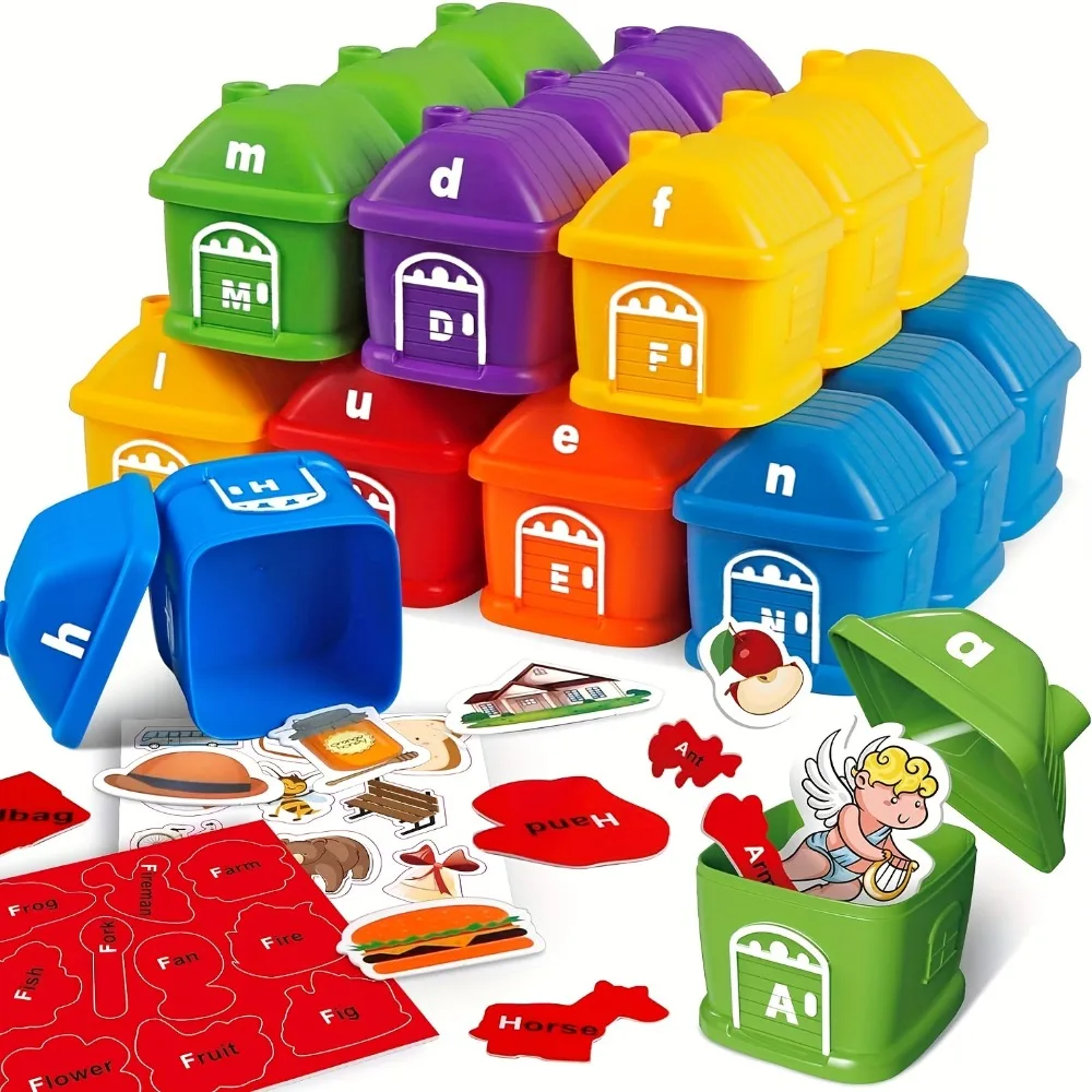 

Alphabet Learning Fun Education Toys, Toddler Farm Toy ABC Letter Recognition Matching, Sorting Fine Motor Games for Childrens