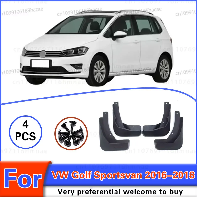 for VW Volkswagen Golf Sportsvan 2016-2018 Mudflap Fender Mud Flaps Baffle Splash Accessories Mudguards 2017