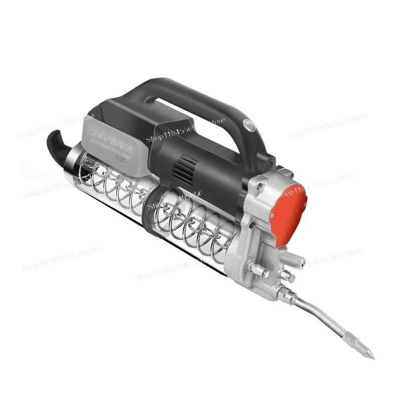 24V Cordless Grease Gun MAX 12000 PSI Brushless Electric Lubricator, High Pressure Oil Injection Tool