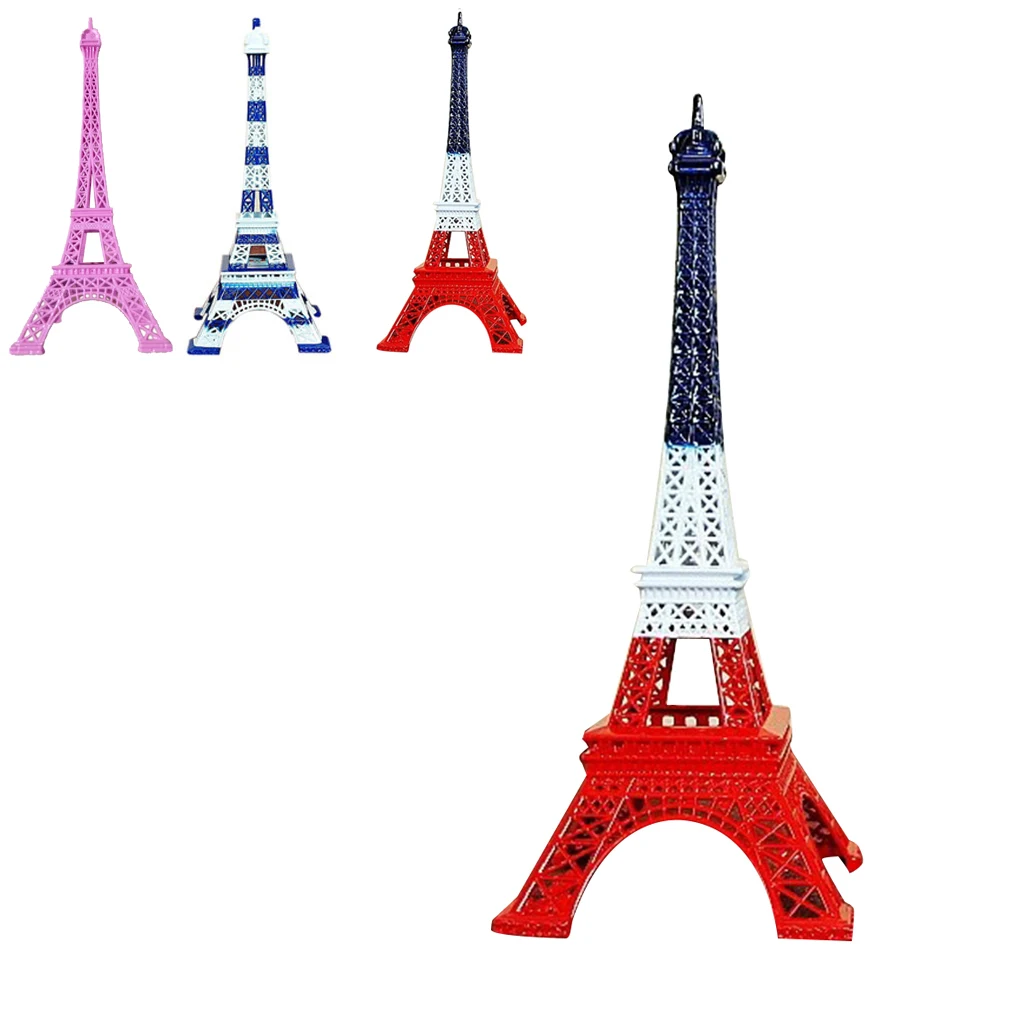 New Colorful France Paris Eiffel Tower Model Home Decoration Metal Model