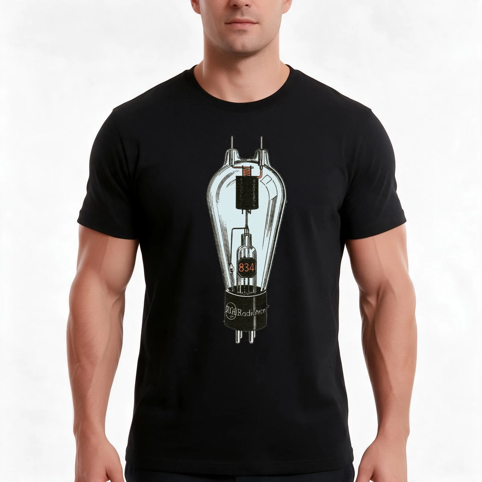 The 834. Classic Old School Valve T-Shirt, Summer Casual Cotton Tee, Oversized Streetwear Tops, Vintage Graphic Print