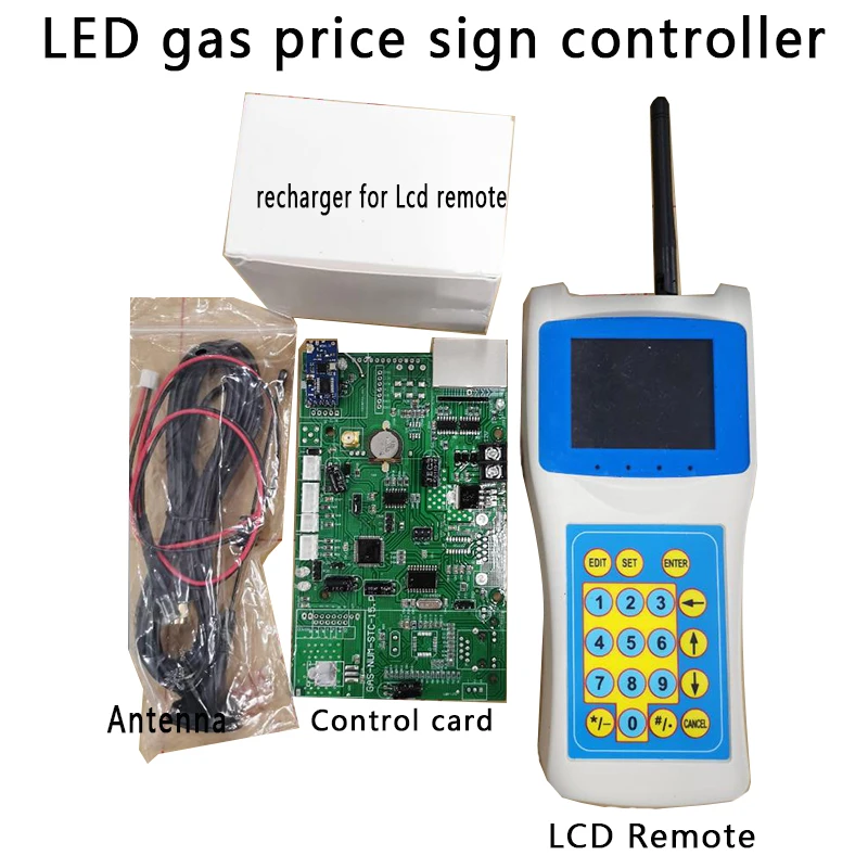 Led Number Display Control Card LCD Remote Control Card