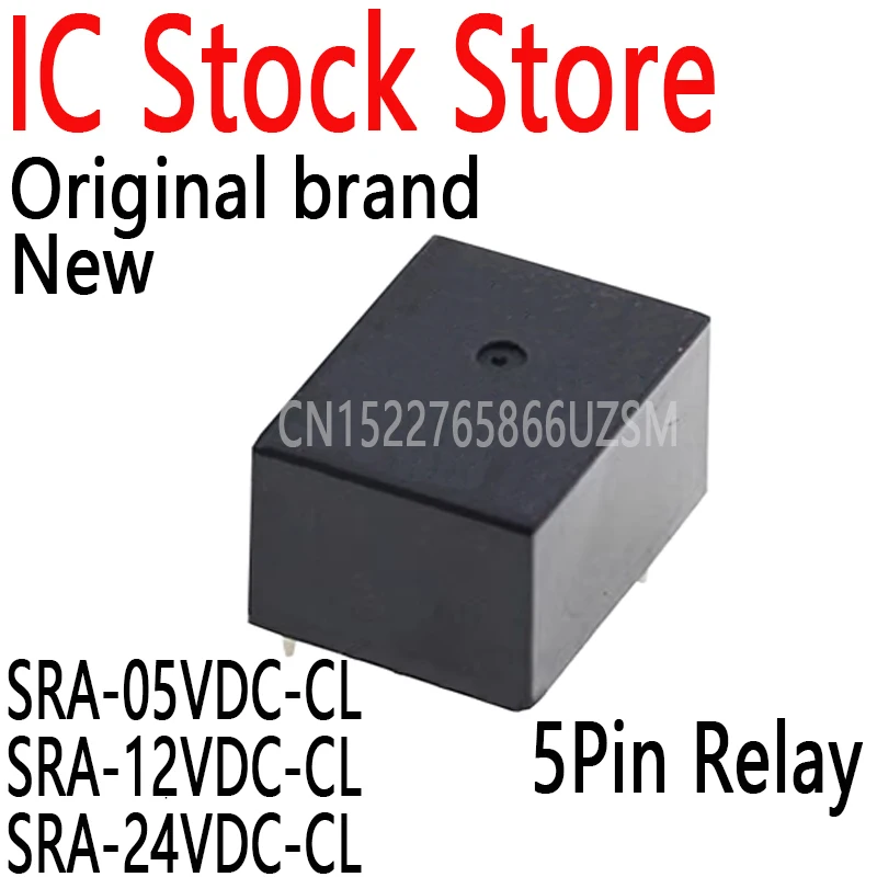 5PCS 74 4Pin 5Pin Automobile Relay DC Power Relay SRA-05VDC-AL SRA-12VDC-AL SRA-24VDC-AL SRA-05VDC-CL SRA-12VDC-CL SRA-24VDC-CL