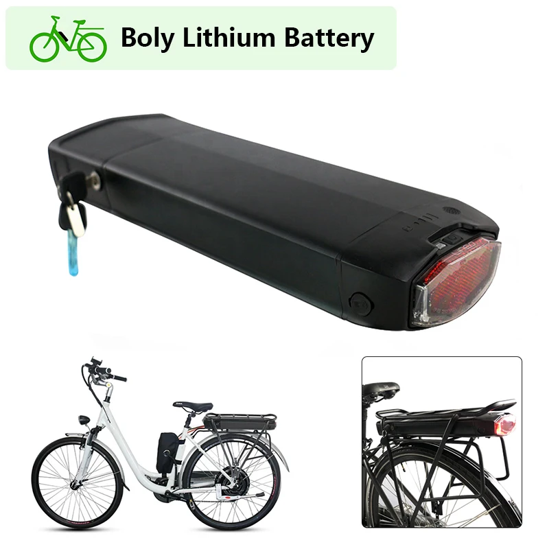 

Rear Rack E Bike Battery 48V 10.5Ah 14Ah 12.8AH Li-ion Electric bicycle Battery Fits 48V 750W 36V 500W bafang tongsheng TSDZ2B