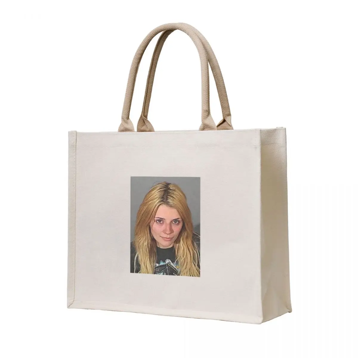 

Mischa Barton Mugshot (2007) Tote Bag custom tote bag bags woman 2025 Gift bags