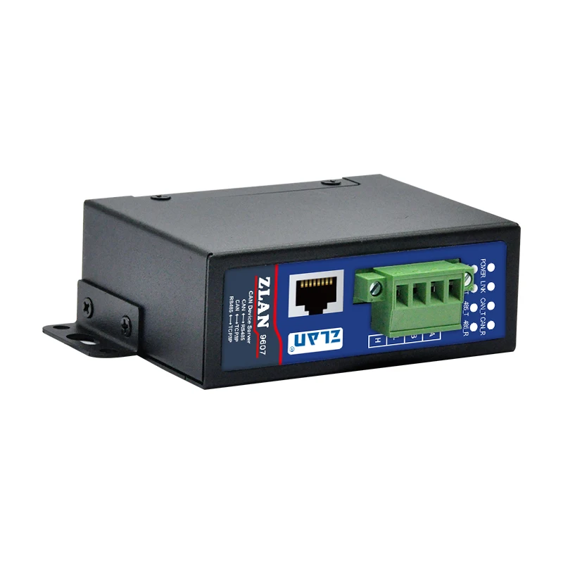 산업용 CAN 버스 상호 변환 ZLAN9600/9607 CAN RS485 시리얼 포트 이더넷 TCP/IP 네트워크 포트 통신 네트워킹