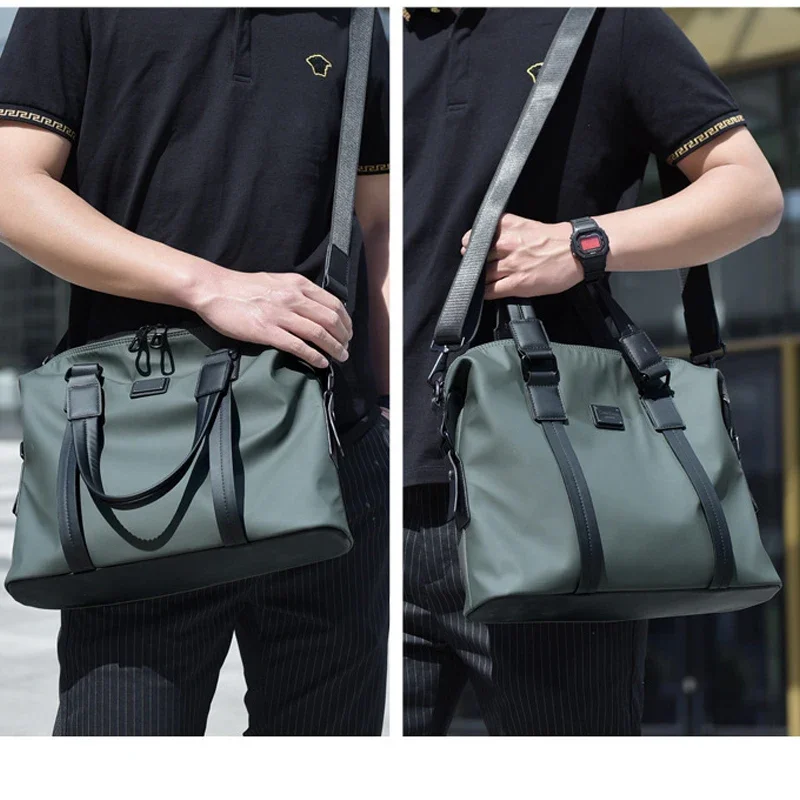 Männer Wasserdichte Oxford Business Messenger Taschen für Männer Schulter Tasche Vintage Umhängetasche Luxus Hohe Qualität Aktentasche Männer Handtasche