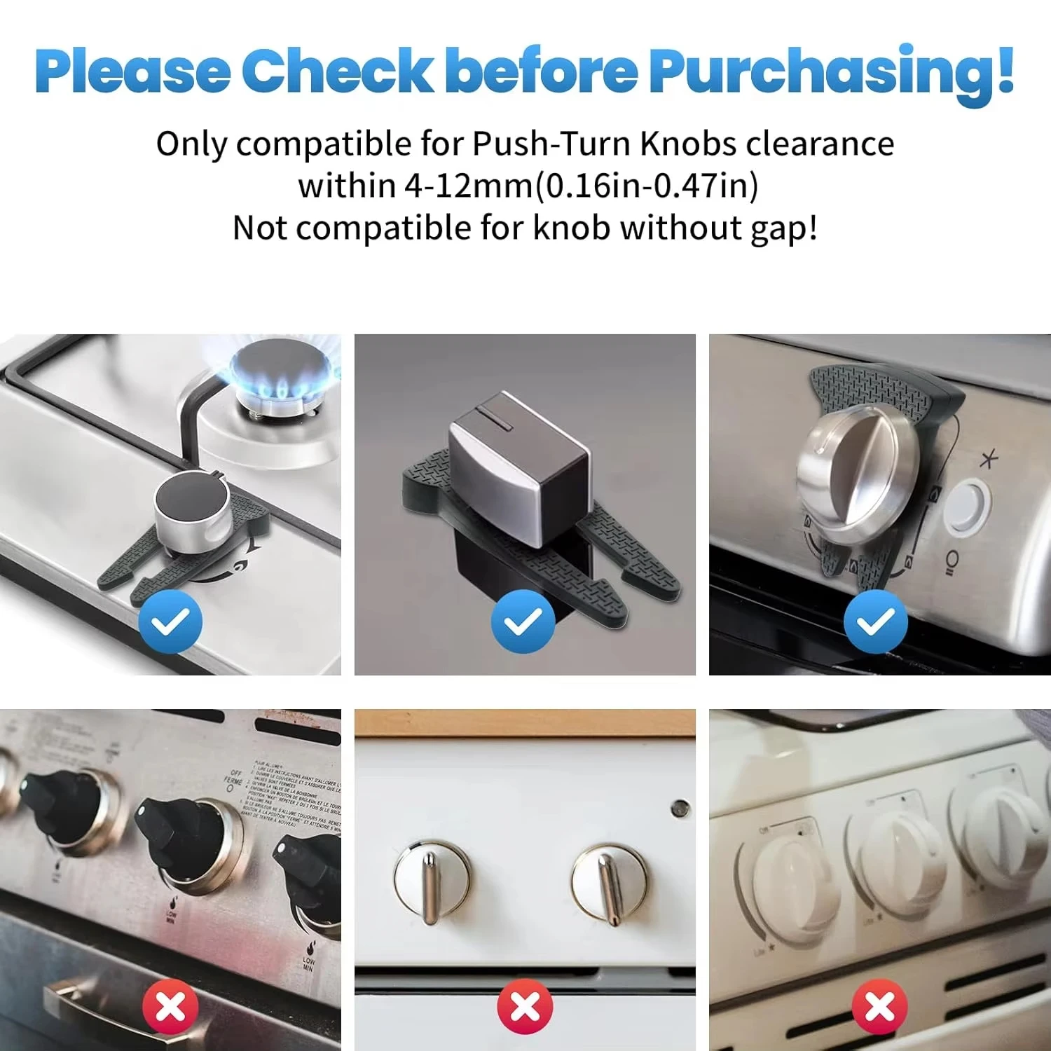 1PCS 5PCS Stove Knob Locks For Child Safety,Design Knob Safety Covers, Child Proof Oven Knob Locks, Prevent Accidental Touch